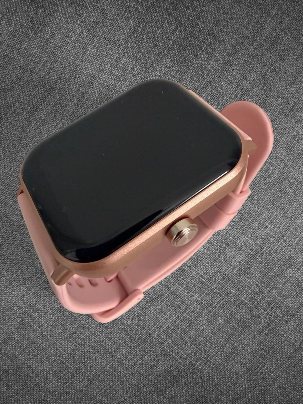 Pink Smartwatch with Rose Gold Case - Unbranded